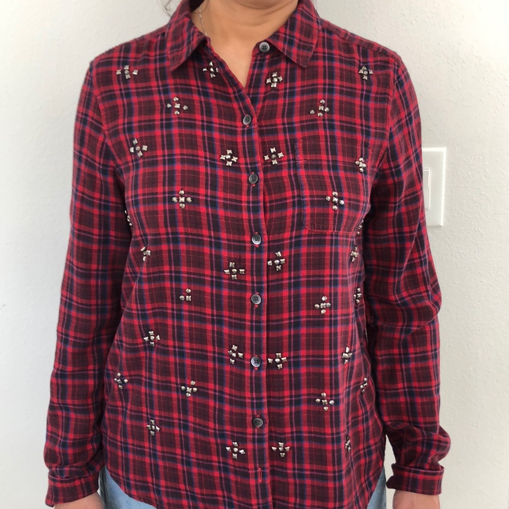 Halogen Studded Flannel